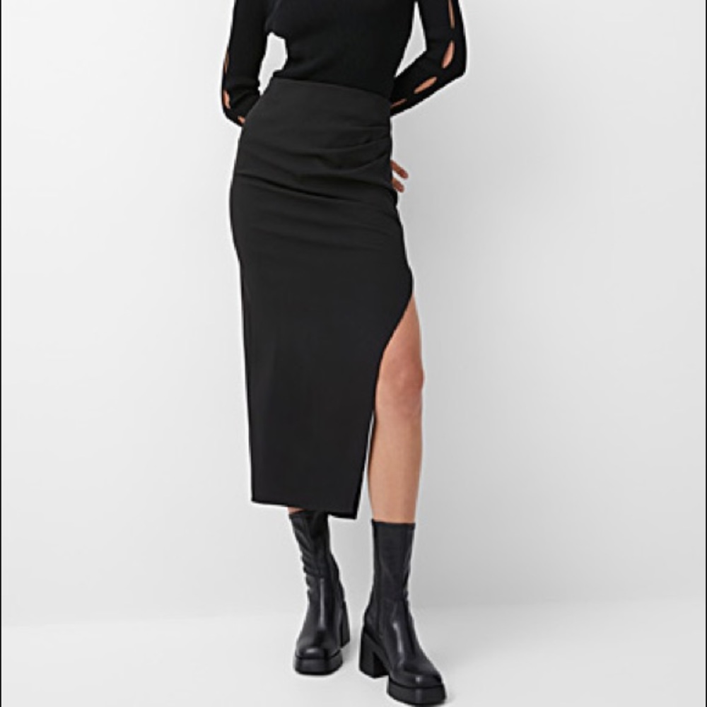 Zara Long Slit Skirt Sz M